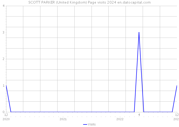 SCOTT PARKER (United Kingdom) Page visits 2024 