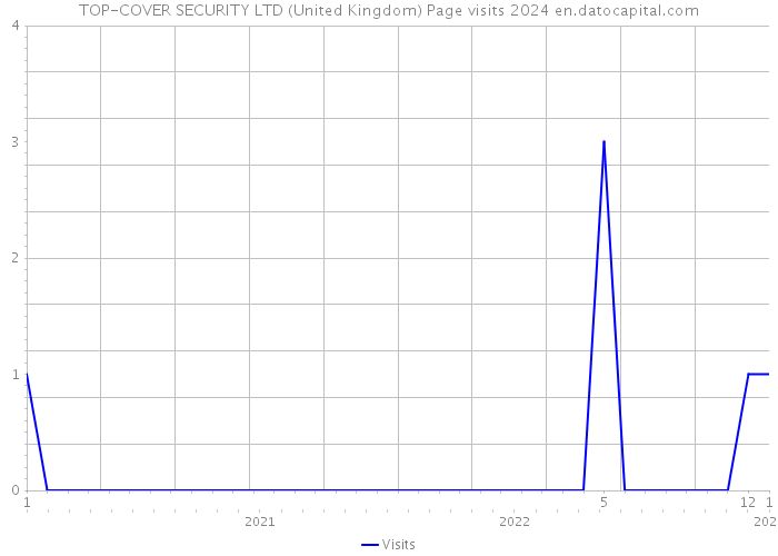 TOP-COVER SECURITY LTD (United Kingdom) Page visits 2024 