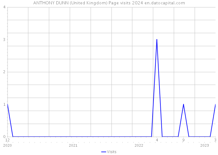 ANTHONY DUNN (United Kingdom) Page visits 2024 
