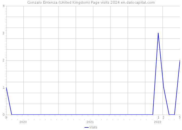 Gonzalo Entenza (United Kingdom) Page visits 2024 
