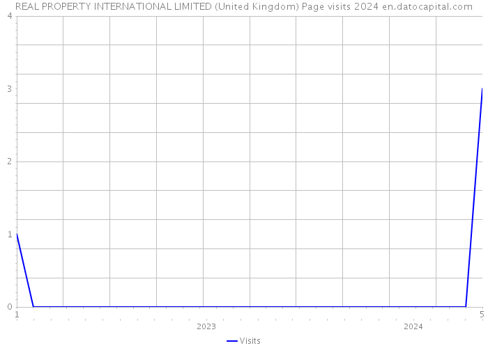 REAL PROPERTY INTERNATIONAL LIMITED (United Kingdom) Page visits 2024 