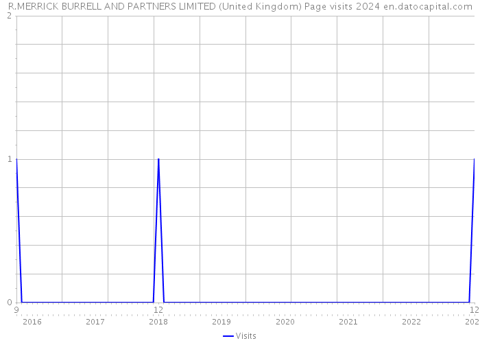 R.MERRICK BURRELL AND PARTNERS LIMITED (United Kingdom) Page visits 2024 