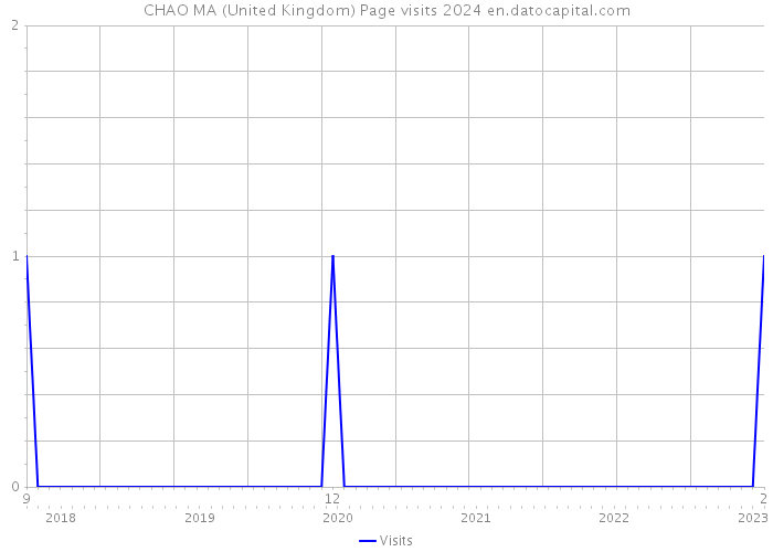 CHAO MA (United Kingdom) Page visits 2024 