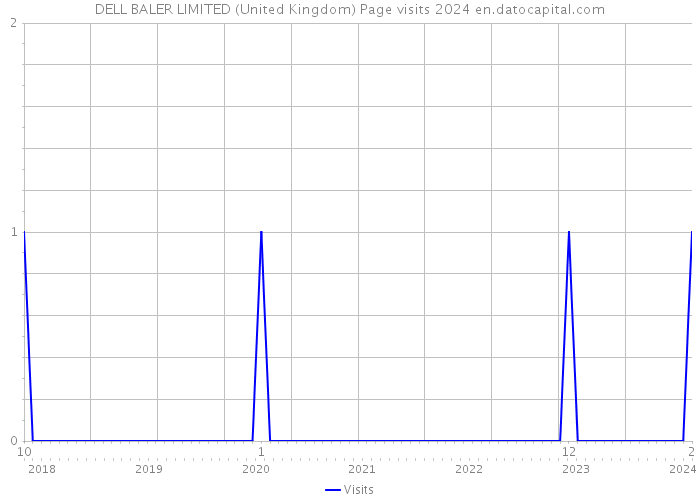 DELL BALER LIMITED (United Kingdom) Page visits 2024 