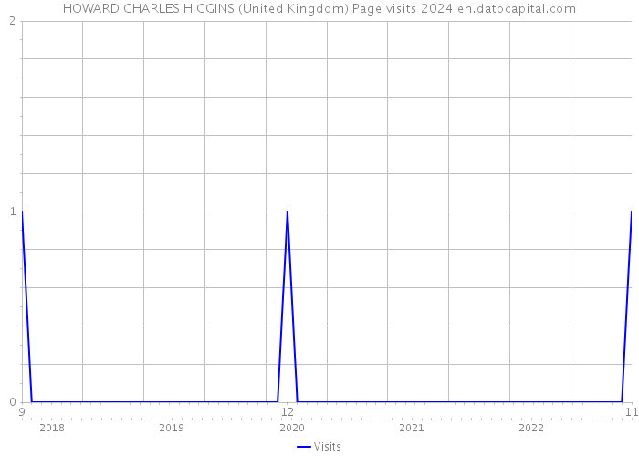 HOWARD CHARLES HIGGINS (United Kingdom) Page visits 2024 