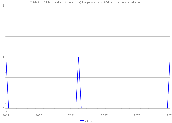 MARK TINER (United Kingdom) Page visits 2024 