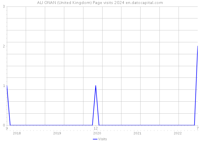 ALI ONAN (United Kingdom) Page visits 2024 