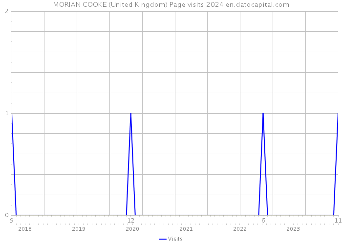 MORIAN COOKE (United Kingdom) Page visits 2024 