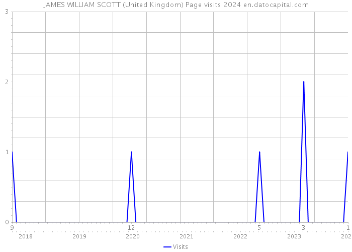 JAMES WILLIAM SCOTT (United Kingdom) Page visits 2024 
