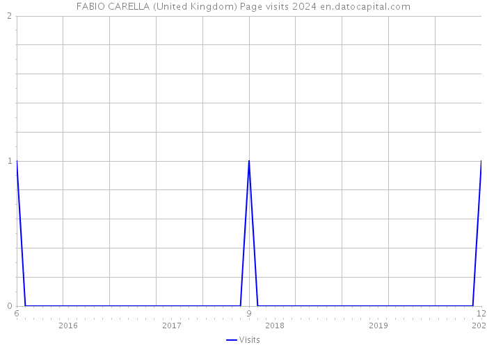 FABIO CARELLA (United Kingdom) Page visits 2024 