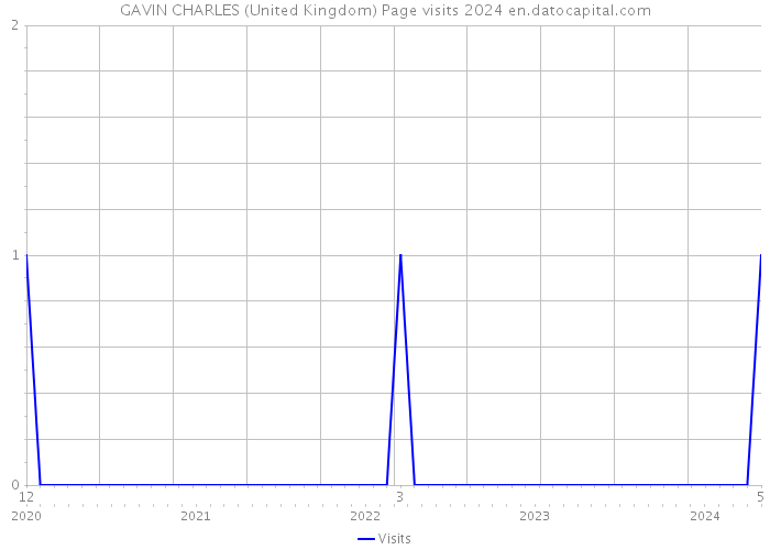 GAVIN CHARLES (United Kingdom) Page visits 2024 