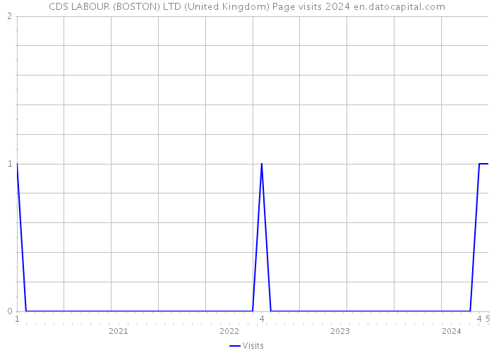 CDS LABOUR (BOSTON) LTD (United Kingdom) Page visits 2024 