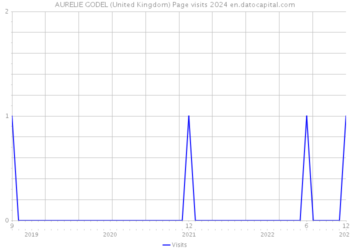 AURELIE GODEL (United Kingdom) Page visits 2024 