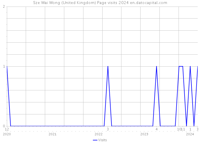 Sze Wai Wong (United Kingdom) Page visits 2024 