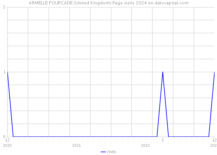 ARMELLE FOURCADE (United Kingdom) Page visits 2024 