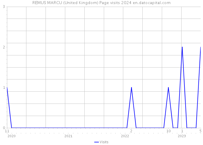 REMUS MARCU (United Kingdom) Page visits 2024 