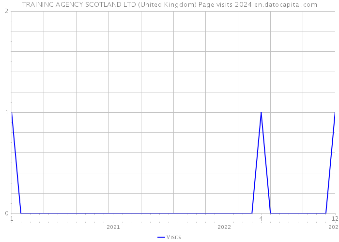 TRAINING AGENCY SCOTLAND LTD (United Kingdom) Page visits 2024 