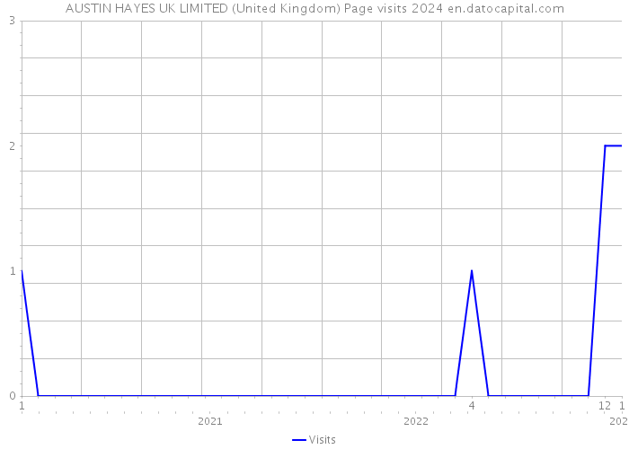 AUSTIN HAYES UK LIMITED (United Kingdom) Page visits 2024 