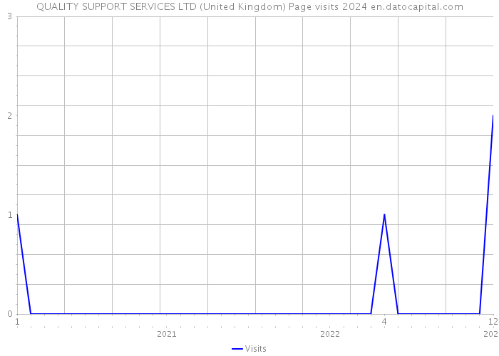 QUALITY SUPPORT SERVICES LTD (United Kingdom) Page visits 2024 
