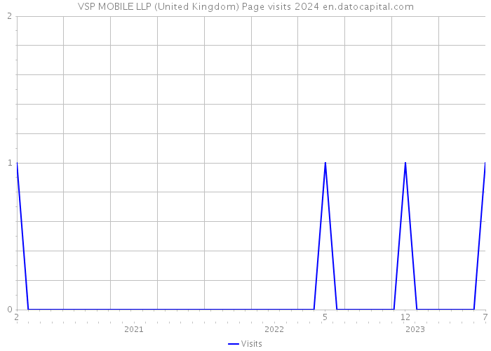 VSP MOBILE LLP (United Kingdom) Page visits 2024 