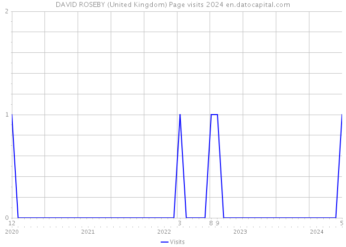 DAVID ROSEBY (United Kingdom) Page visits 2024 