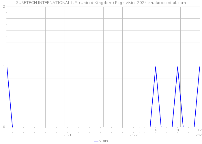 SURETECH INTERNATIONAL L.P. (United Kingdom) Page visits 2024 