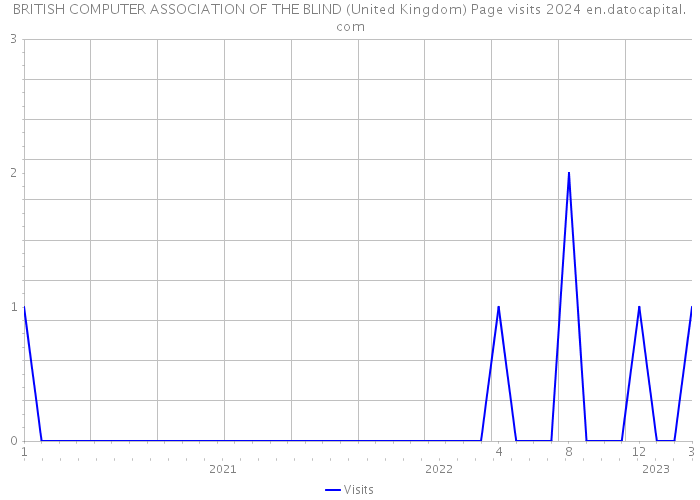BRITISH COMPUTER ASSOCIATION OF THE BLIND (United Kingdom) Page visits 2024 