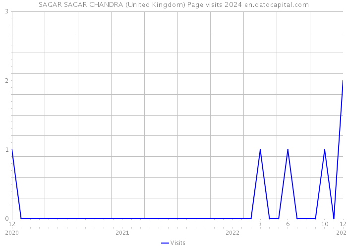 SAGAR SAGAR CHANDRA (United Kingdom) Page visits 2024 