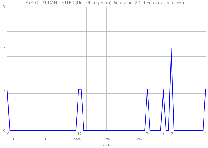 LIBYA OIL SUDAN LIMITED (United Kingdom) Page visits 2024 