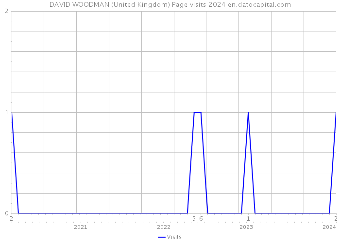 DAVID WOODMAN (United Kingdom) Page visits 2024 