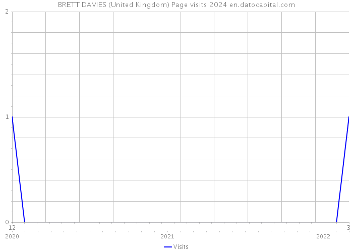 BRETT DAVIES (United Kingdom) Page visits 2024 