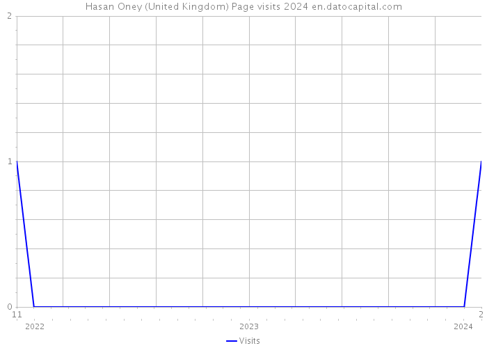 Hasan Oney (United Kingdom) Page visits 2024 
