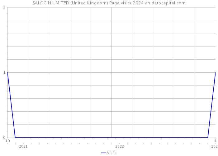 SALOCIN LIMITED (United Kingdom) Page visits 2024 