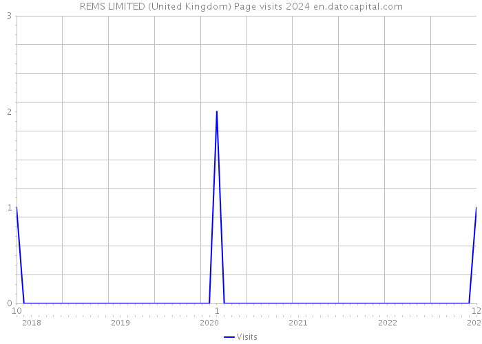 REMS LIMITED (United Kingdom) Page visits 2024 