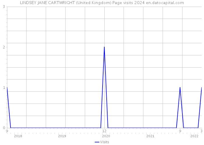 LINDSEY JANE CARTWRIGHT (United Kingdom) Page visits 2024 