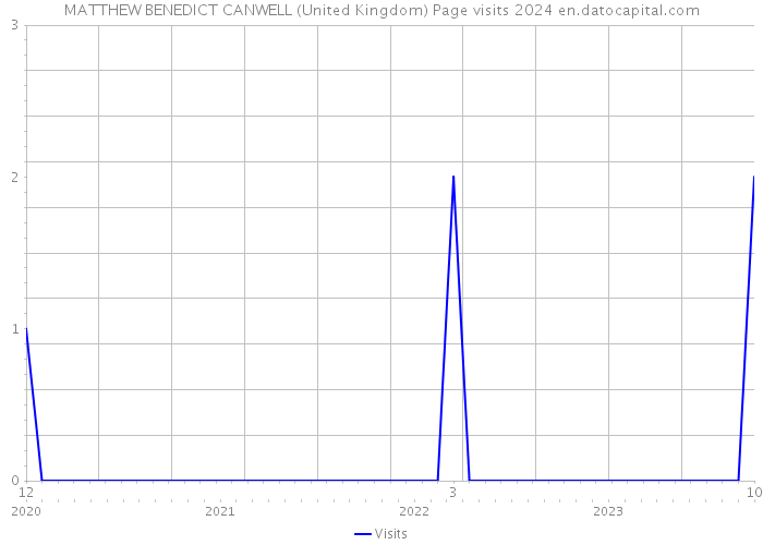 MATTHEW BENEDICT CANWELL (United Kingdom) Page visits 2024 