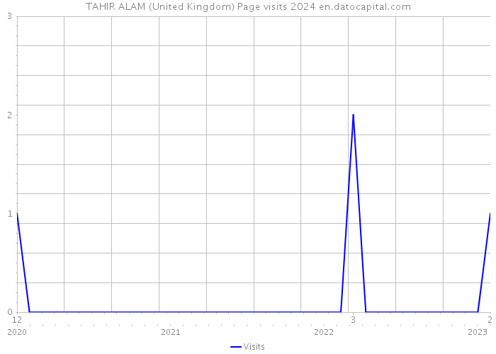 TAHIR ALAM (United Kingdom) Page visits 2024 