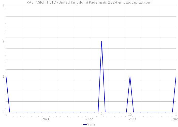 RAB INSIGHT LTD (United Kingdom) Page visits 2024 