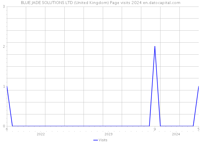 BLUE JADE SOLUTIONS LTD (United Kingdom) Page visits 2024 