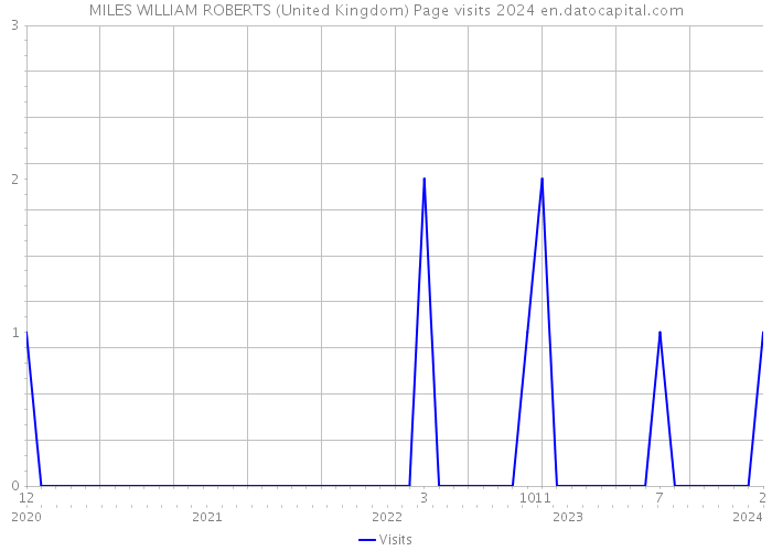 MILES WILLIAM ROBERTS (United Kingdom) Page visits 2024 