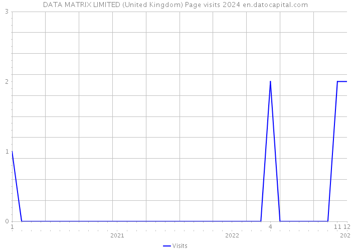 DATA MATRIX LIMITED (United Kingdom) Page visits 2024 
