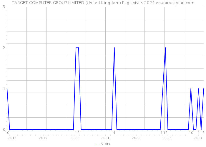 TARGET COMPUTER GROUP LIMITED (United Kingdom) Page visits 2024 