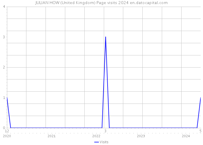 JULIAN HOW (United Kingdom) Page visits 2024 