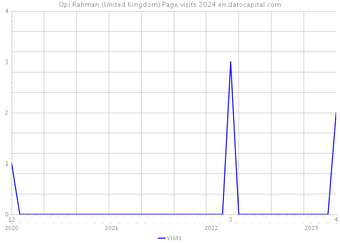 Opi Rahman (United Kingdom) Page visits 2024 