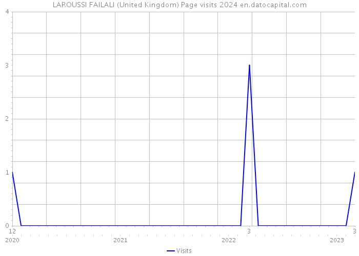 LAROUSSI FAILALI (United Kingdom) Page visits 2024 