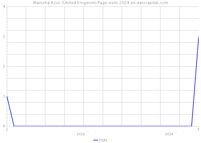 Manisha Azizi (United Kingdom) Page visits 2024 