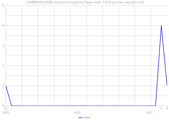 CAMERON JONES (United Kingdom) Page visits 2024 