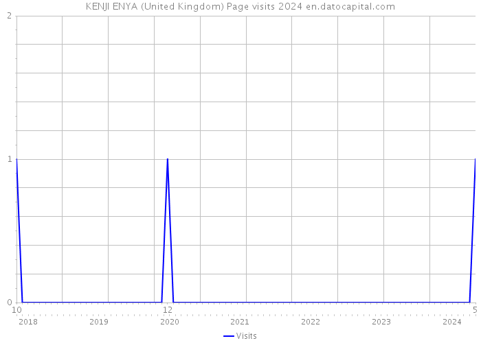 KENJI ENYA (United Kingdom) Page visits 2024 