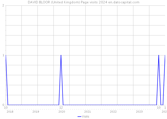 DAVID BLOOR (United Kingdom) Page visits 2024 