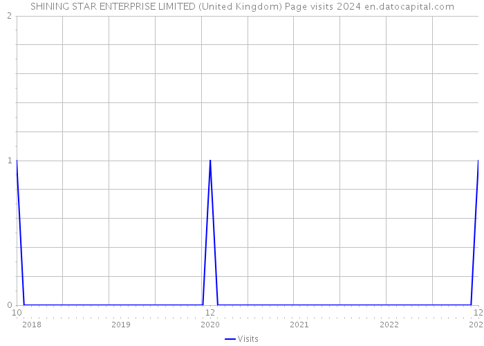 SHINING STAR ENTERPRISE LIMITED (United Kingdom) Page visits 2024 